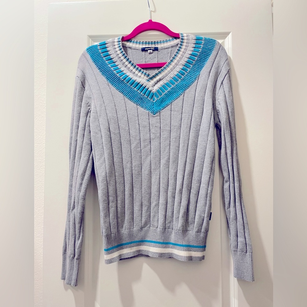 Simple grey any occasion casual sweater